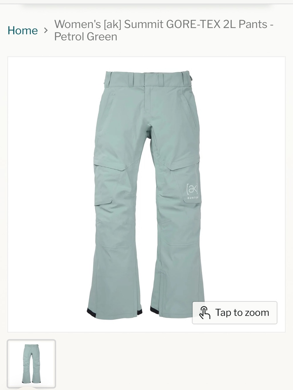 Burton Women's AK Gore-tex Summit Insulated Pant